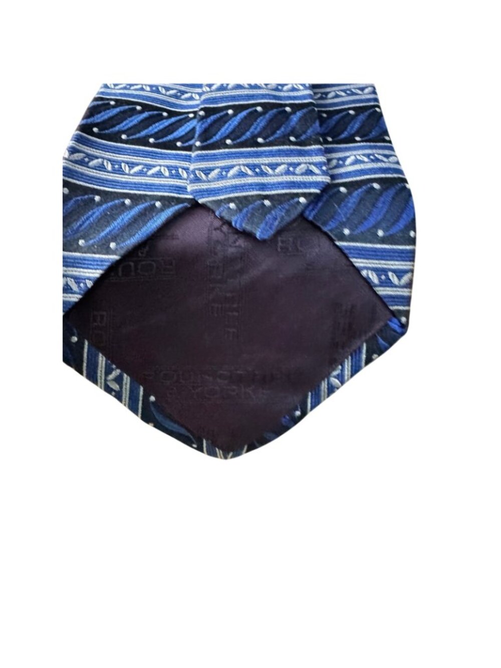 Roundtree & Yorke Silk Ties – Set of 3 – Striped, Geometric, and Patterned - Picture 9 of 16